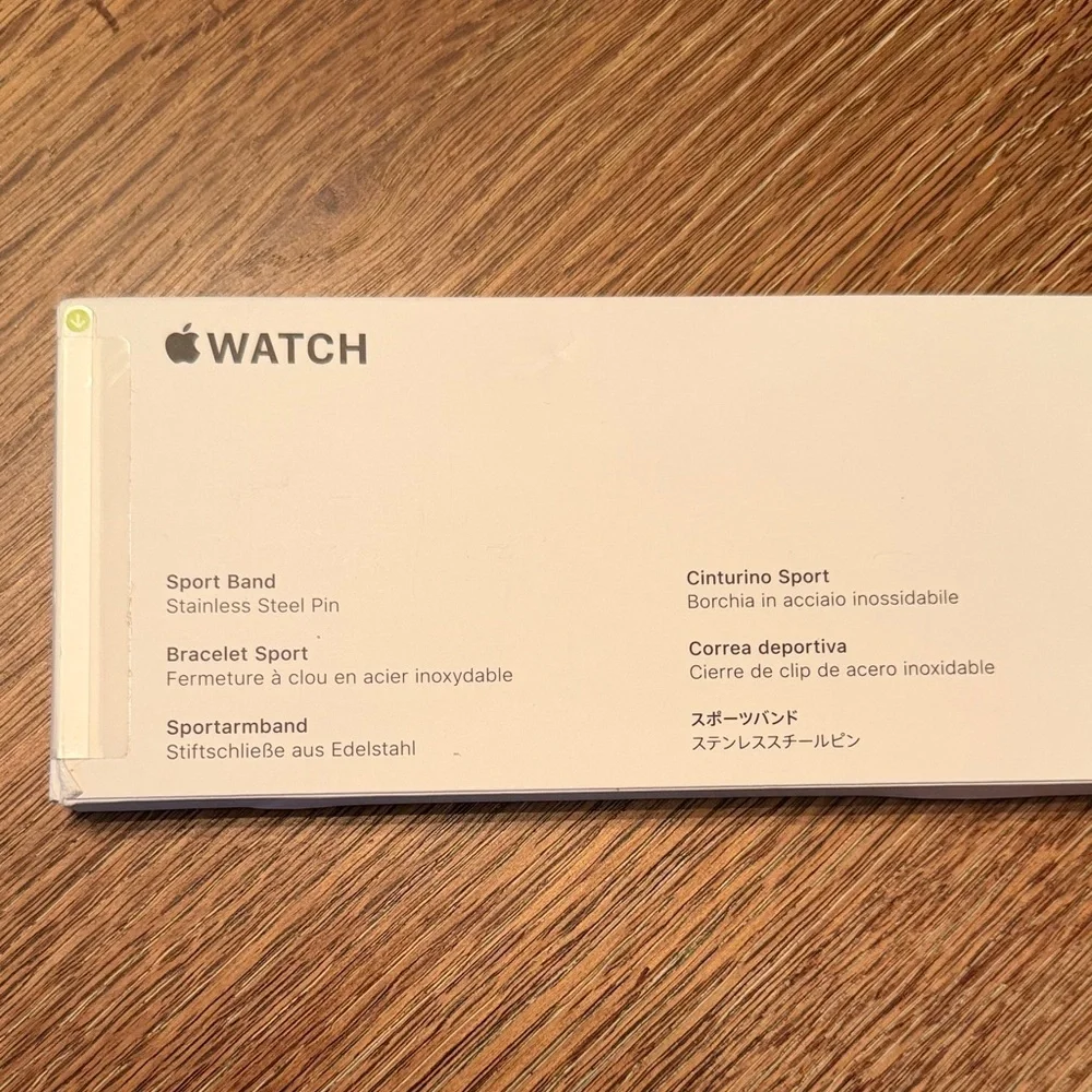 NWT Apple Watch Sport Band - Blue